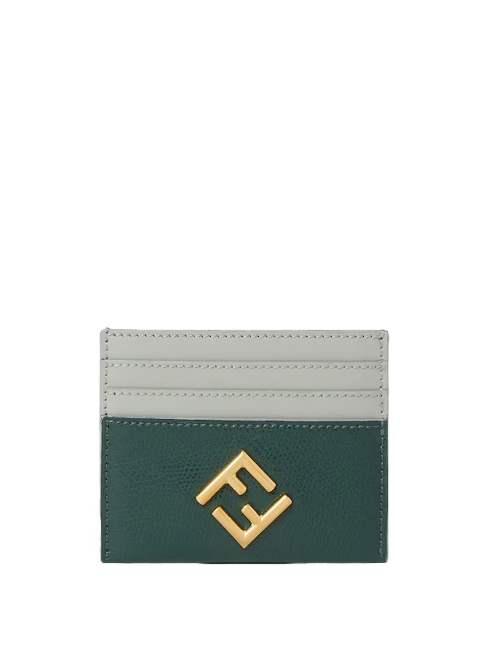 Fendi Ff Diamonds Card Case Accessories In Green