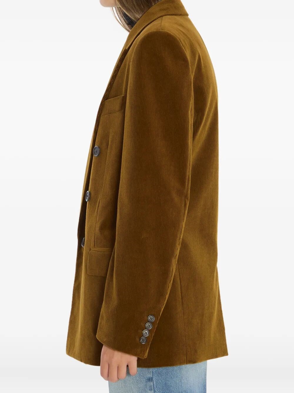 CORDUROY DOUBLE-BREASTED JACKET