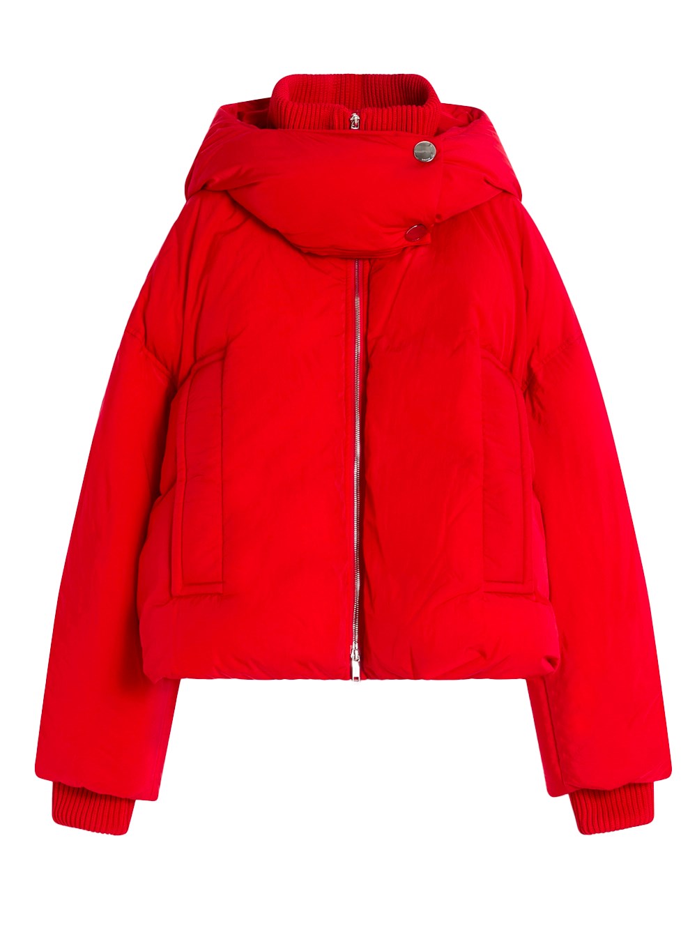 Sportmax Anti-drip Short Down Jacket In Red