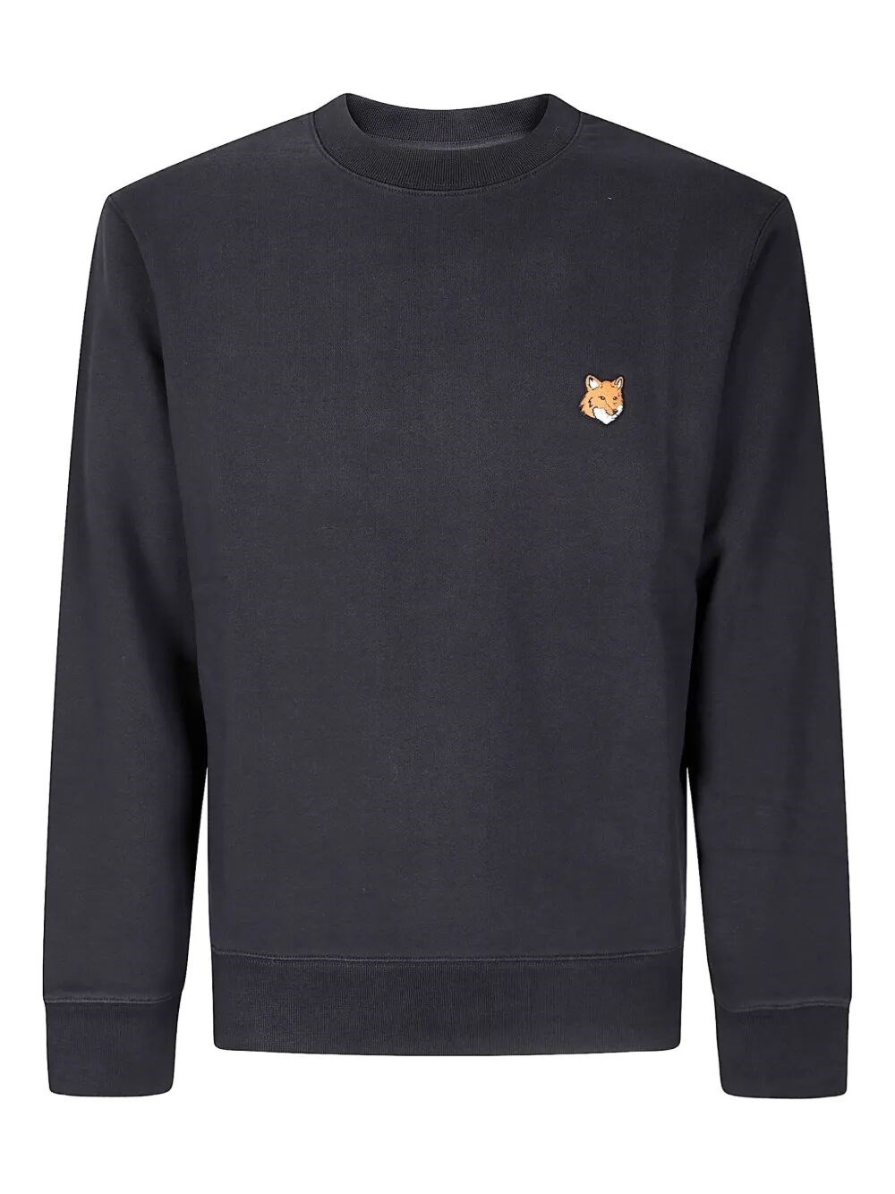 Maison Kitsuné Cotton Sweatshirt Featuring Fox Head Design In Multi