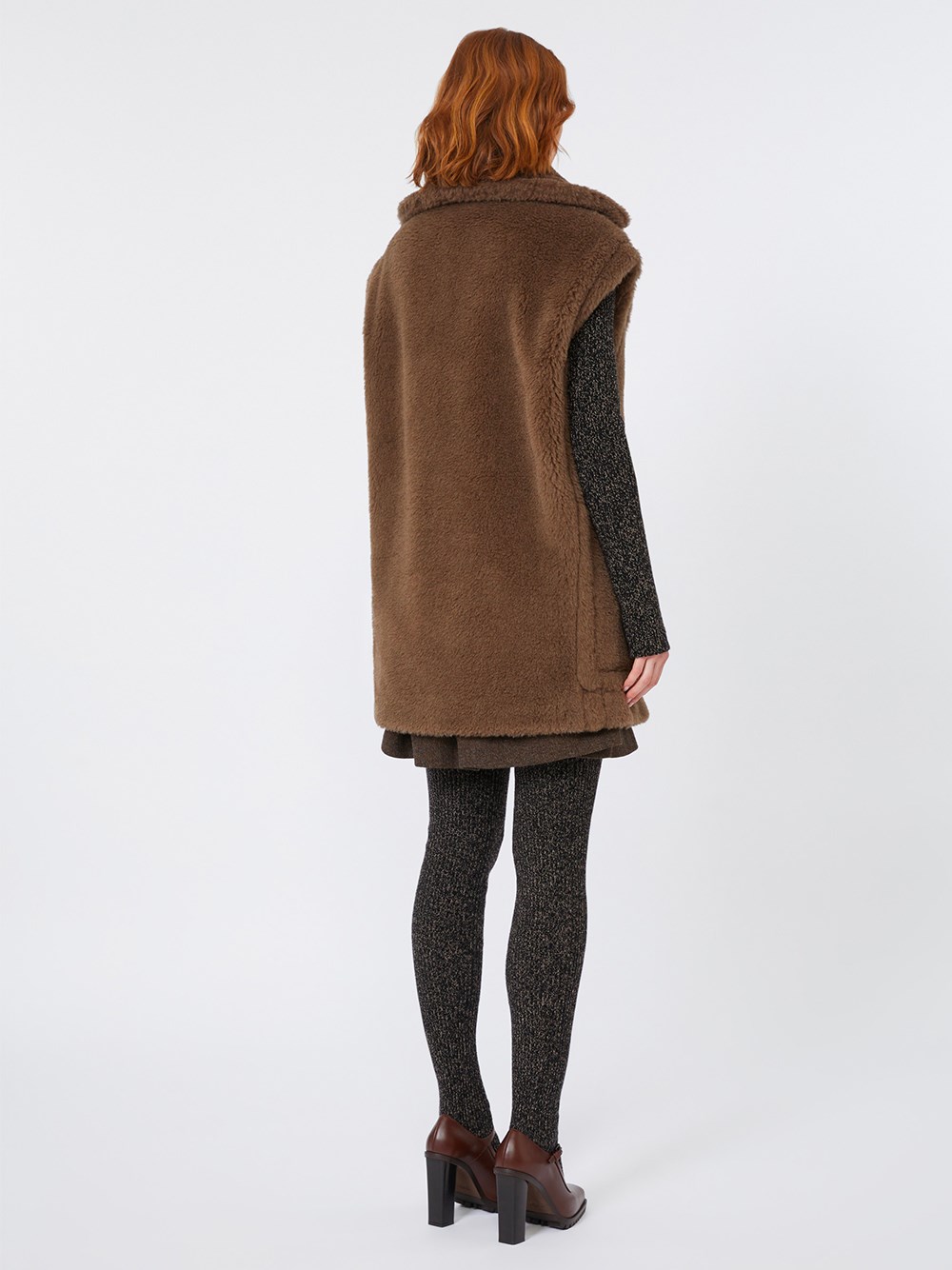 ALPACA AND WOOL TEDDY VEST