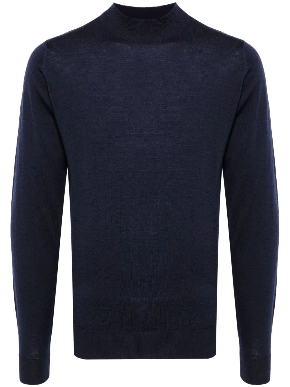 John Smedley Extra Fine Merino Wool Turtle Neck Sweater Clothing In Blue