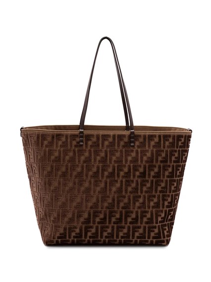 Fendi Ff raffia crochet roll large shopper available on Fendi Ff raffia crochet roll large shopper available on