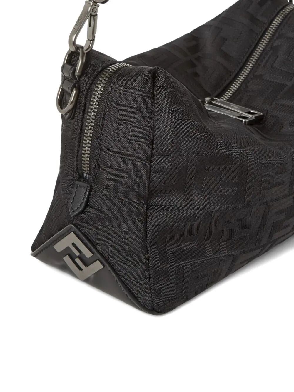 SQUARED FF FENDI LUI MEDIUM LEATHER AND NYLON BAG