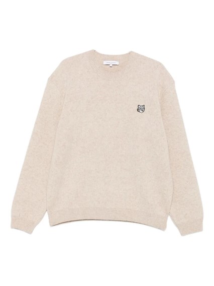 Maison kitsuné Fox head milano wool pullover available on Monti