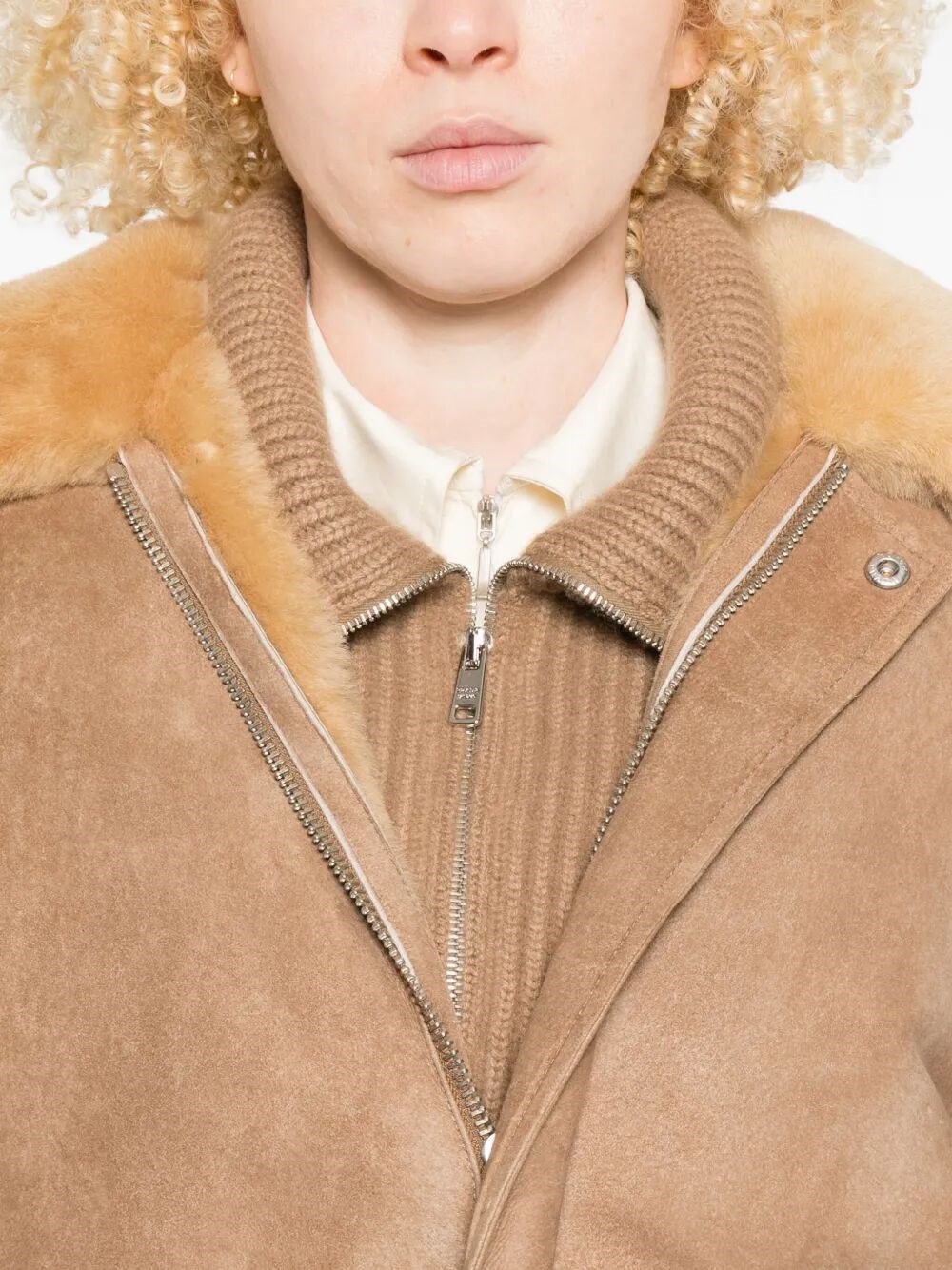 SHEARLING BOMBER JACKET