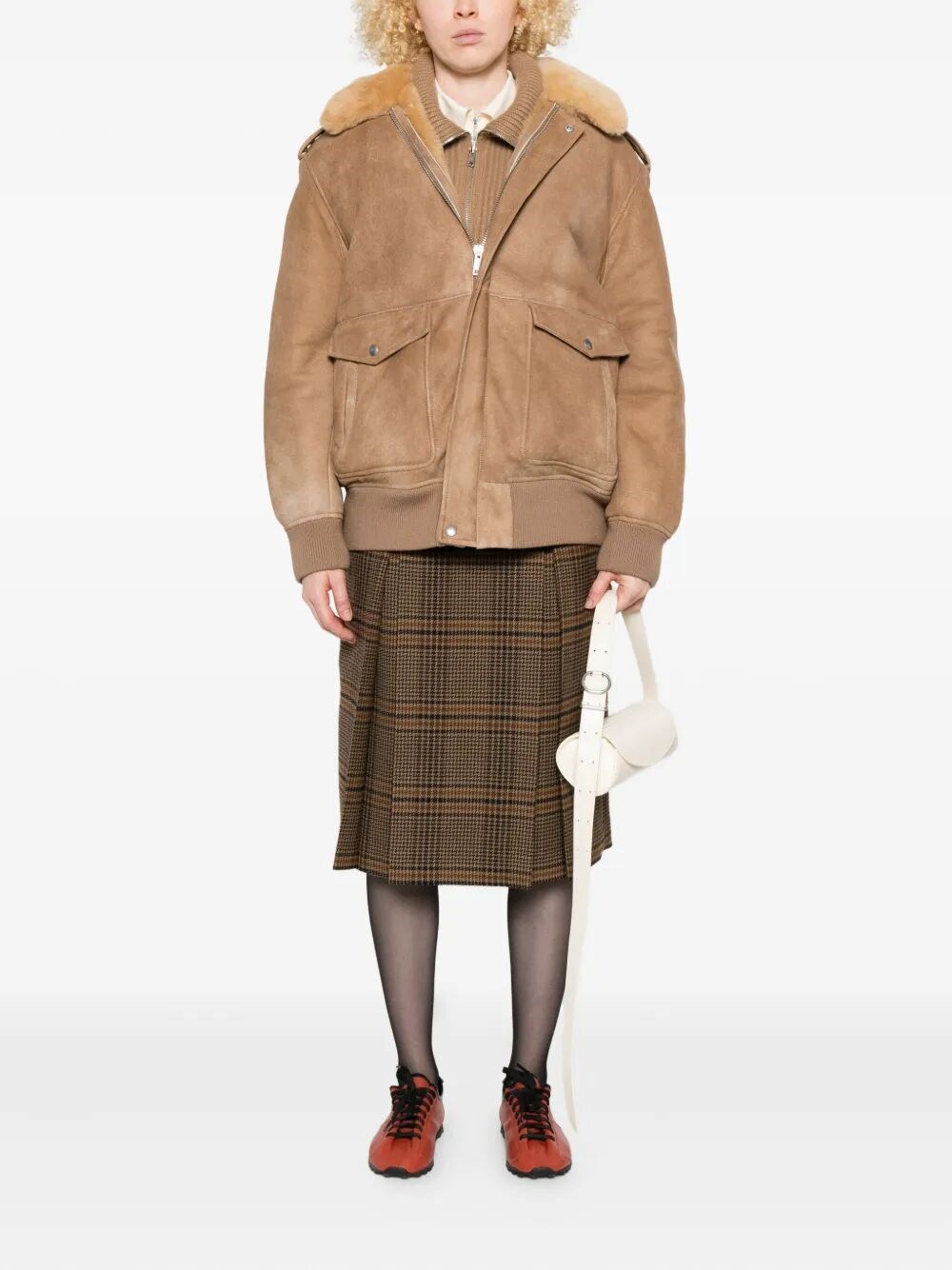 SHEARLING BOMBER JACKET