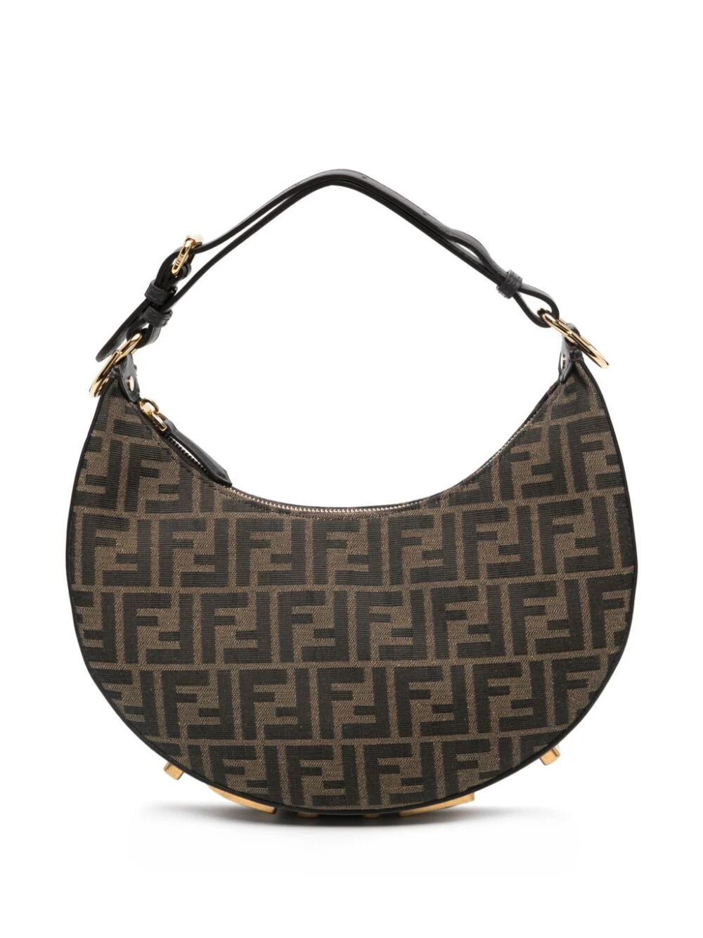 FENDIGRAPHY SMALL FF JACQUARD HOBO BAG 