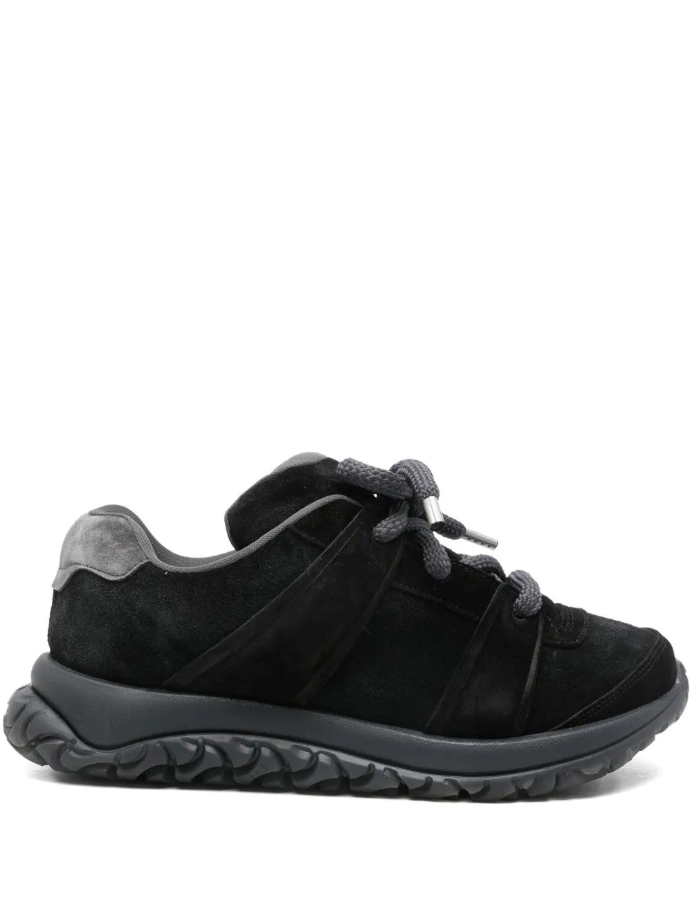 Birkenstock 1774 Unisex Suede Sneakers Padded Collar In Black