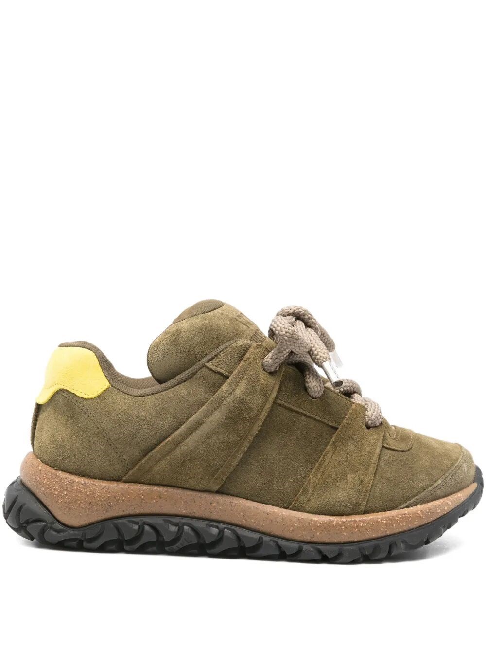 Birkenstock 1774 Unisex Suede Sneakers Rubber Sole In Green