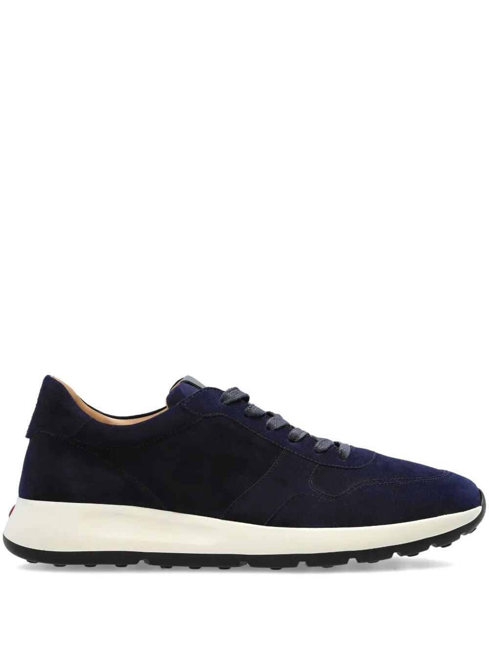 Tod's Red Dot Sneakers In Pashmy Suede In Blue