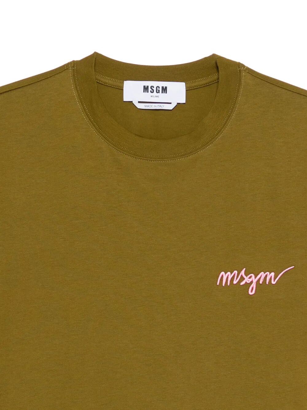 LOGO-EMBROIDERED COTTON T-SHIRT