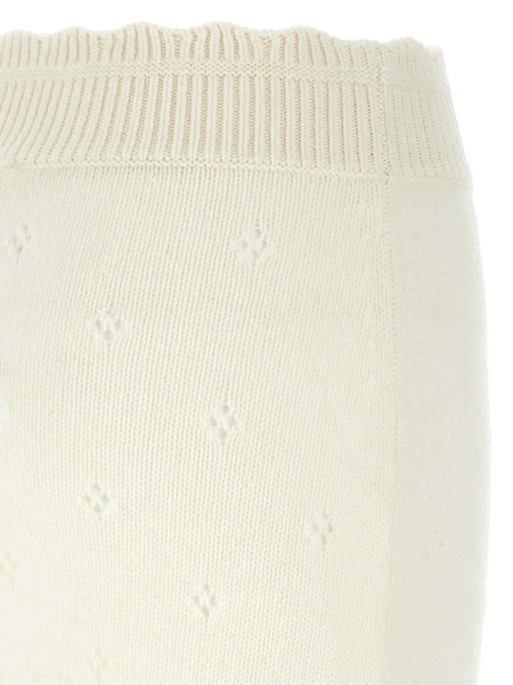 WOOL AND CASHMERE KNITTED MINI SKIRT