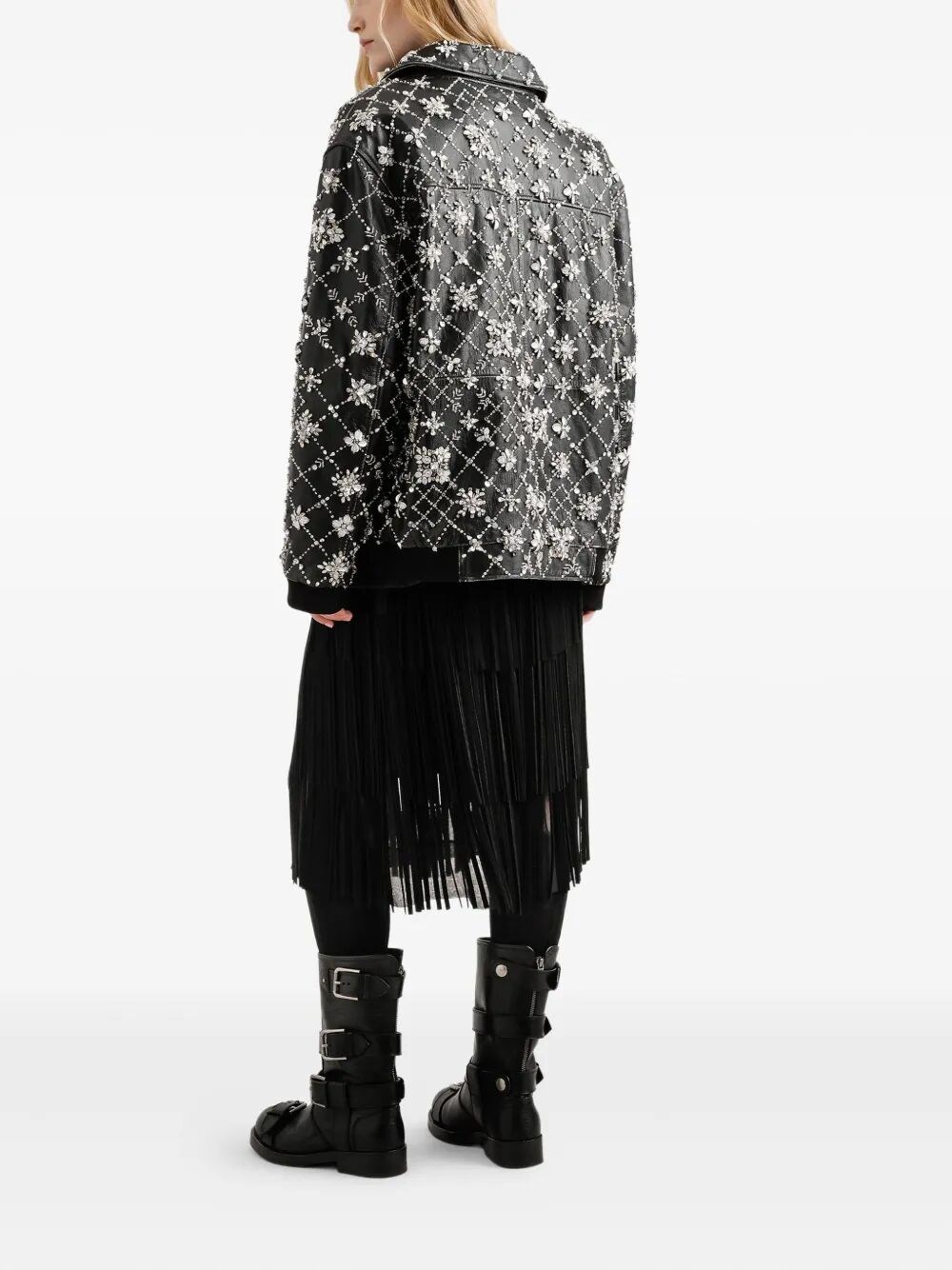 SILK ORGANZA MIDI SKIRT