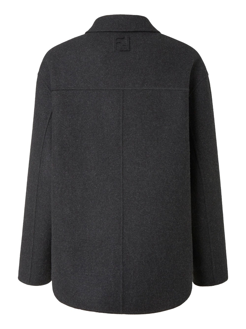 WOOL DOUBLE-BREASTED PEA COAT 