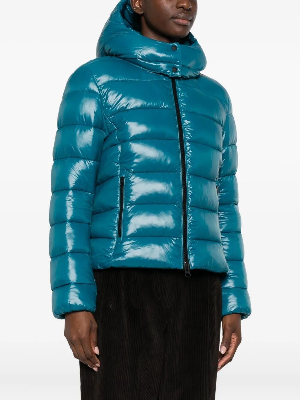 COSMARY SLIM FIT DOWN JACKET WITH LAQUÉ FINISH