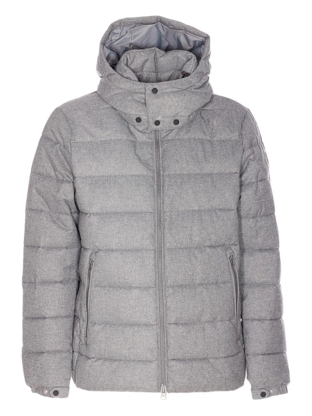Save The Duck Constantin Flannel-effect Puffer Jacket Clothing In Gray