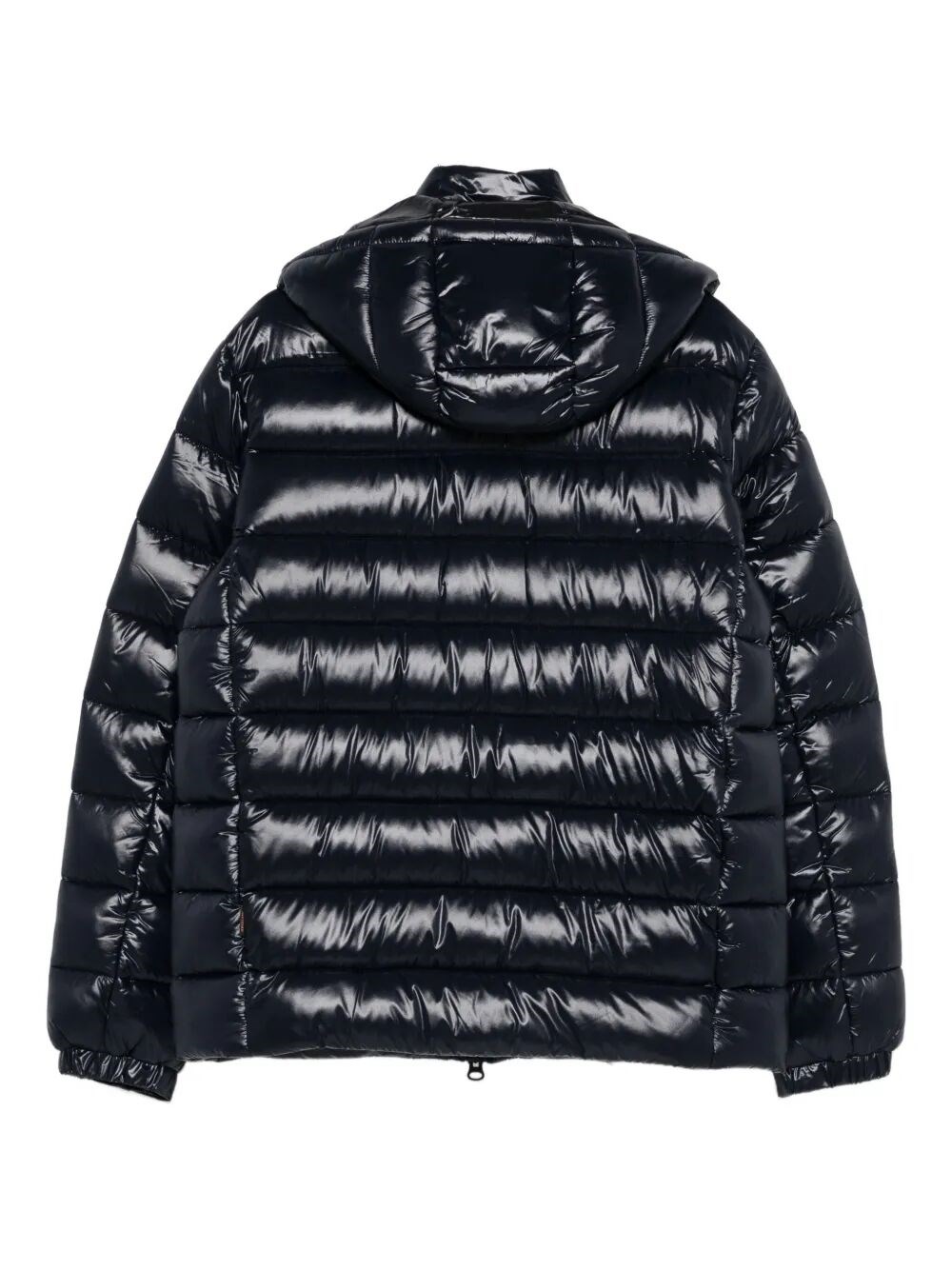 FLORIAN DOWN JACKET WITH LACQUERED FINISH AND REMOVABLE HOOD