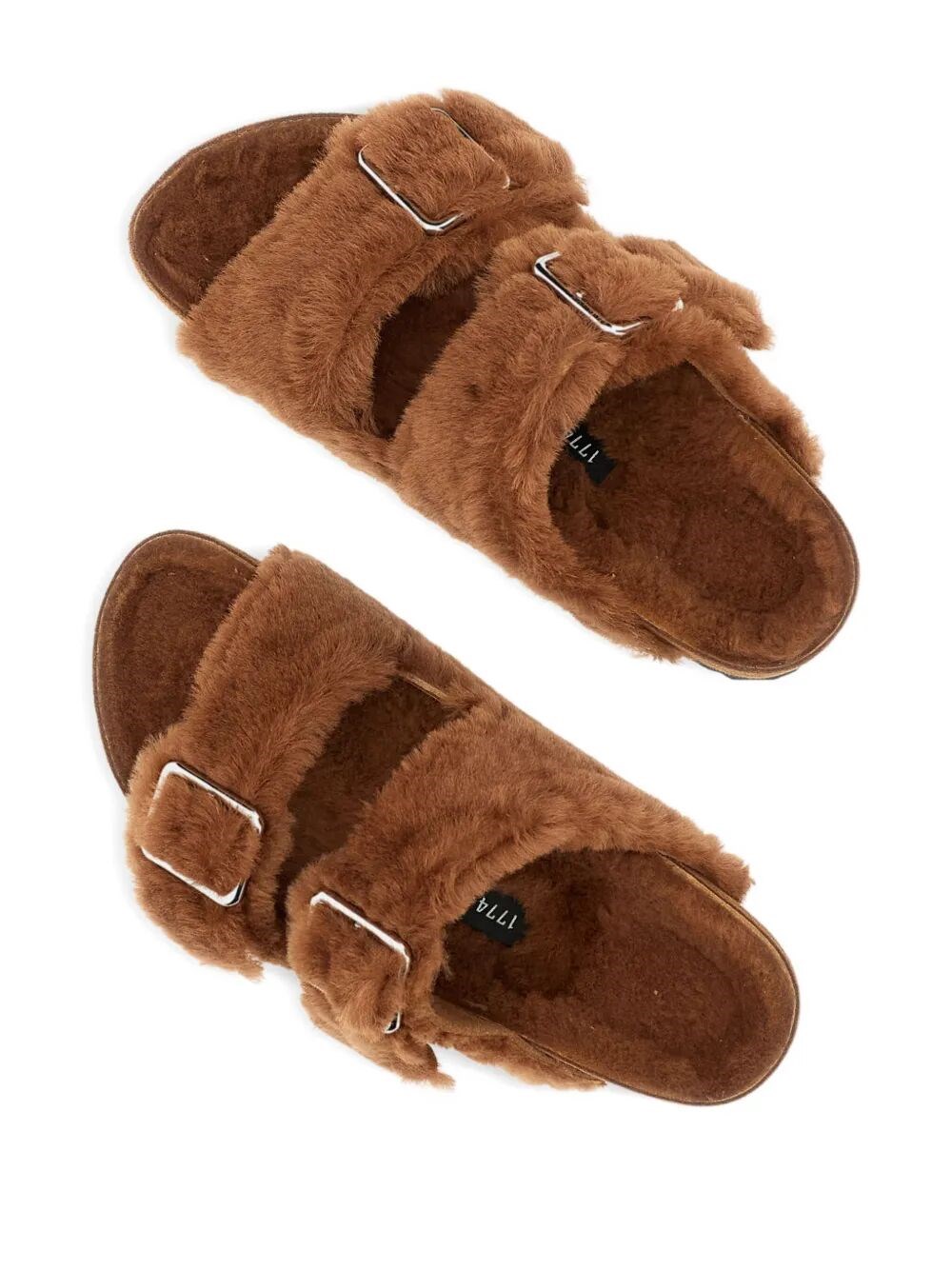 ARIZONA SHEARLING SANDALS