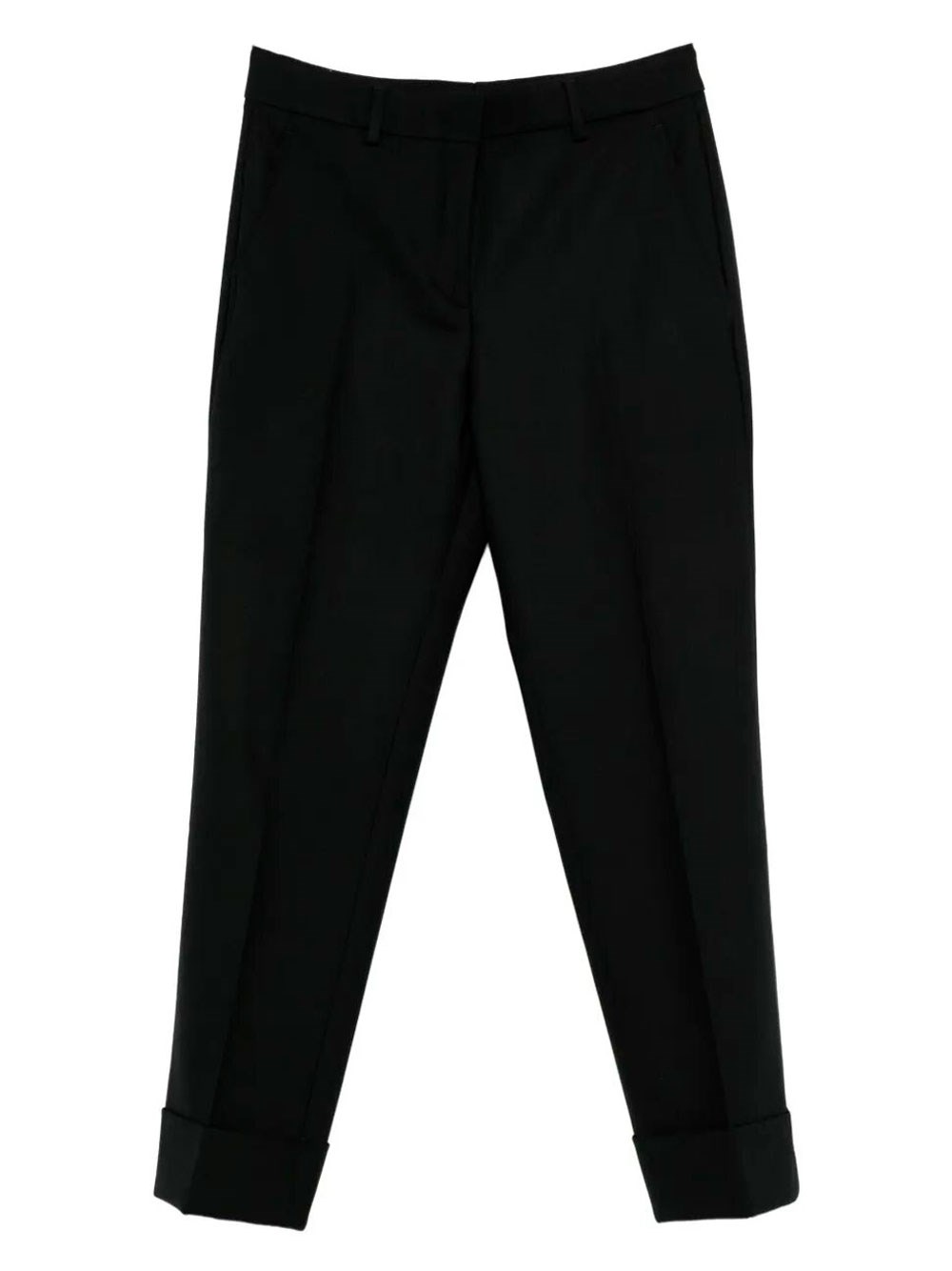 TAPERED WOOL TROUSERS