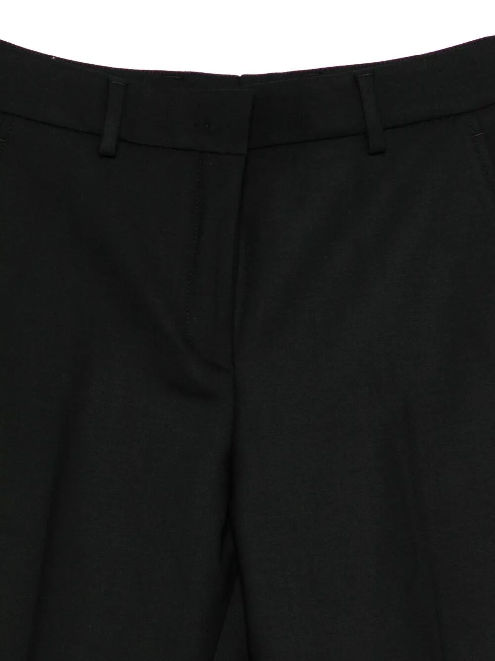TAPERED WOOL TROUSERS