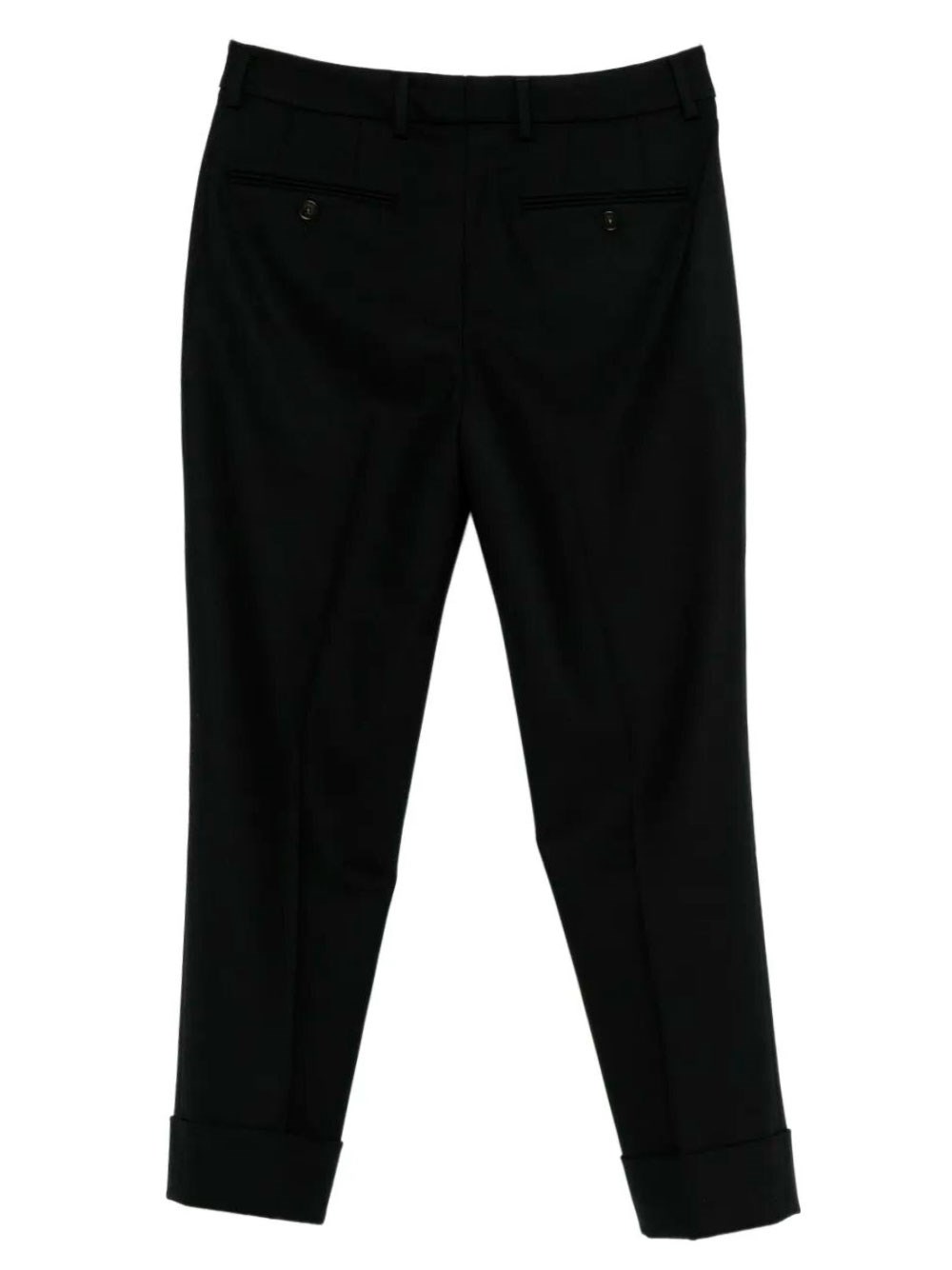 TAPERED WOOL TROUSERS