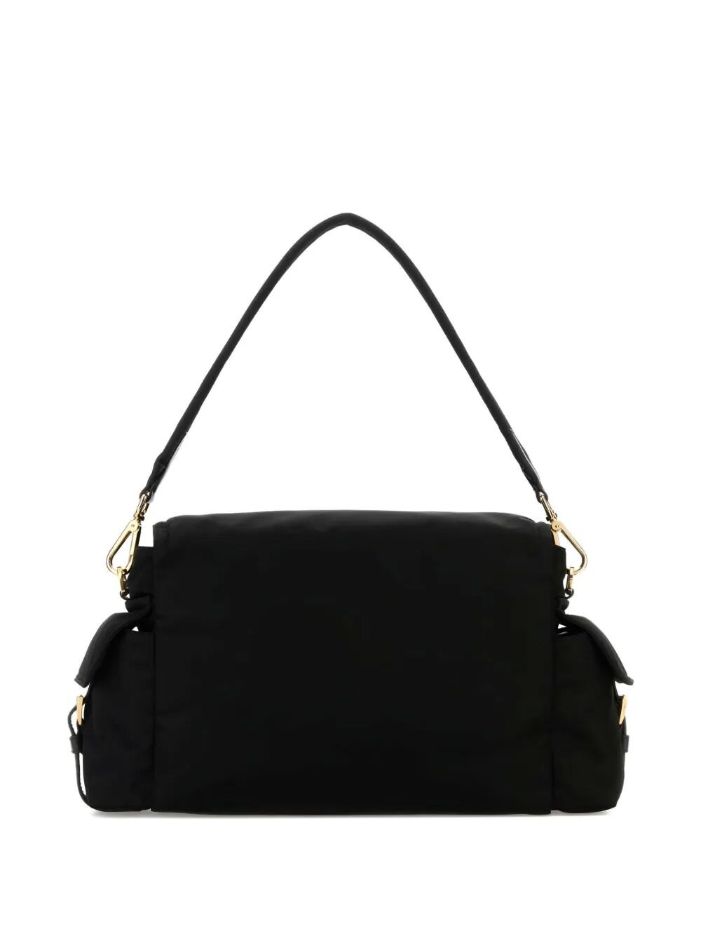 PRADA EXPLORE LARGE RE-NYLON SHOULDER BAG WITH FLAP