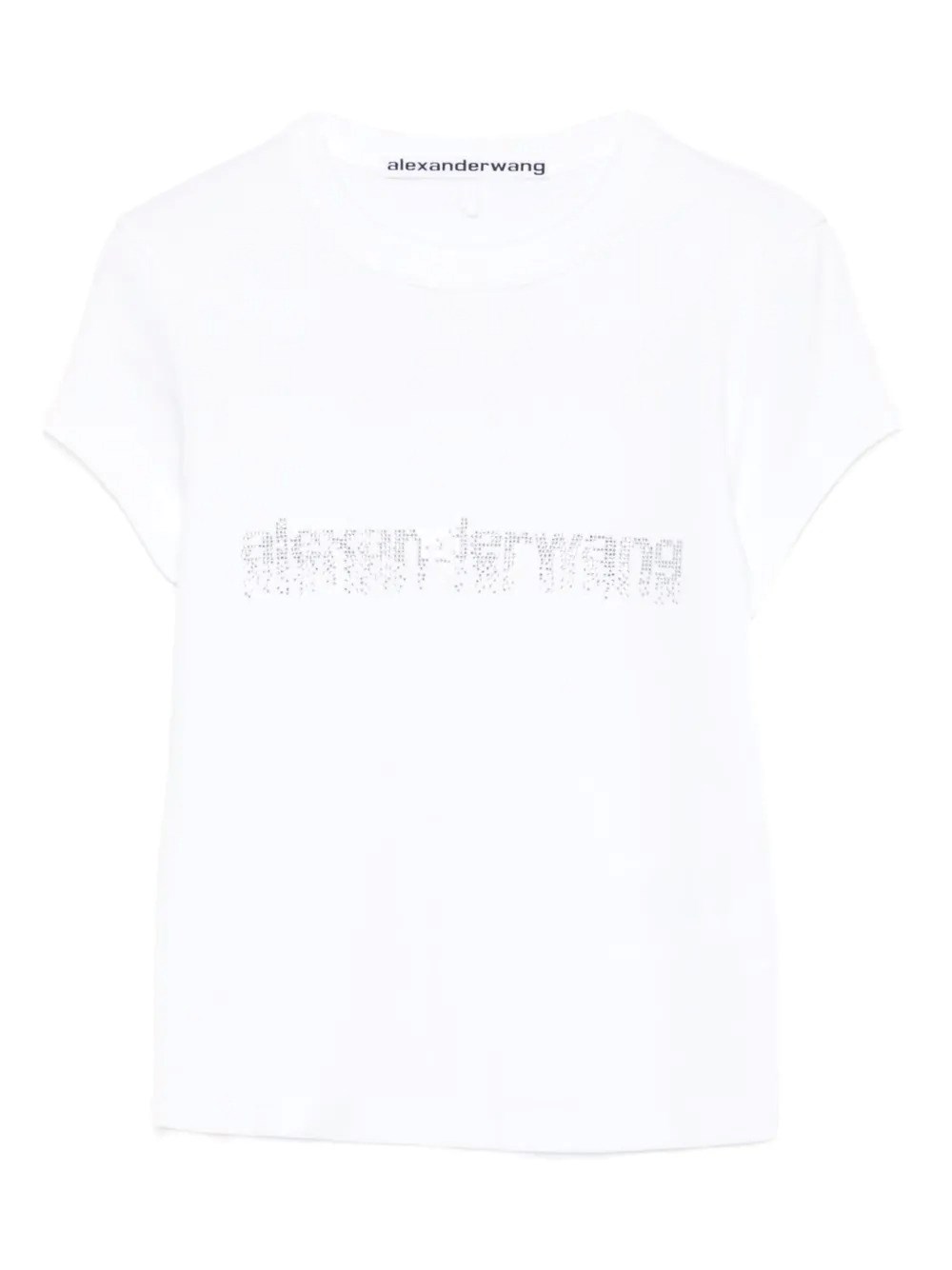 CRYSTAL HOTFIX LOGO COTTON BABY T-SHIRT