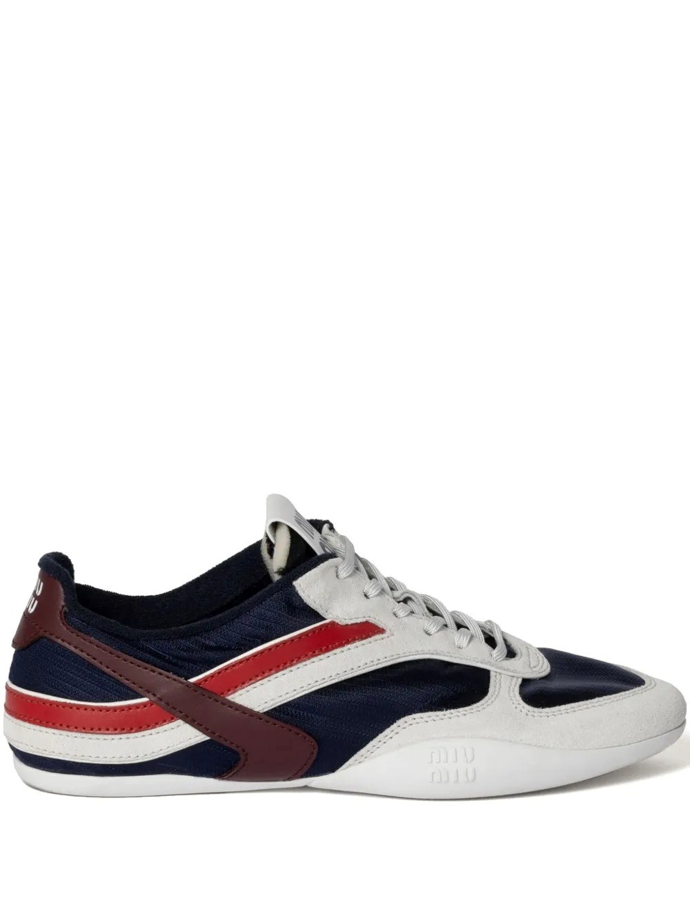 GYMNASIUM TECHNICAL FABRIC AND SUEDE SNEAKERS