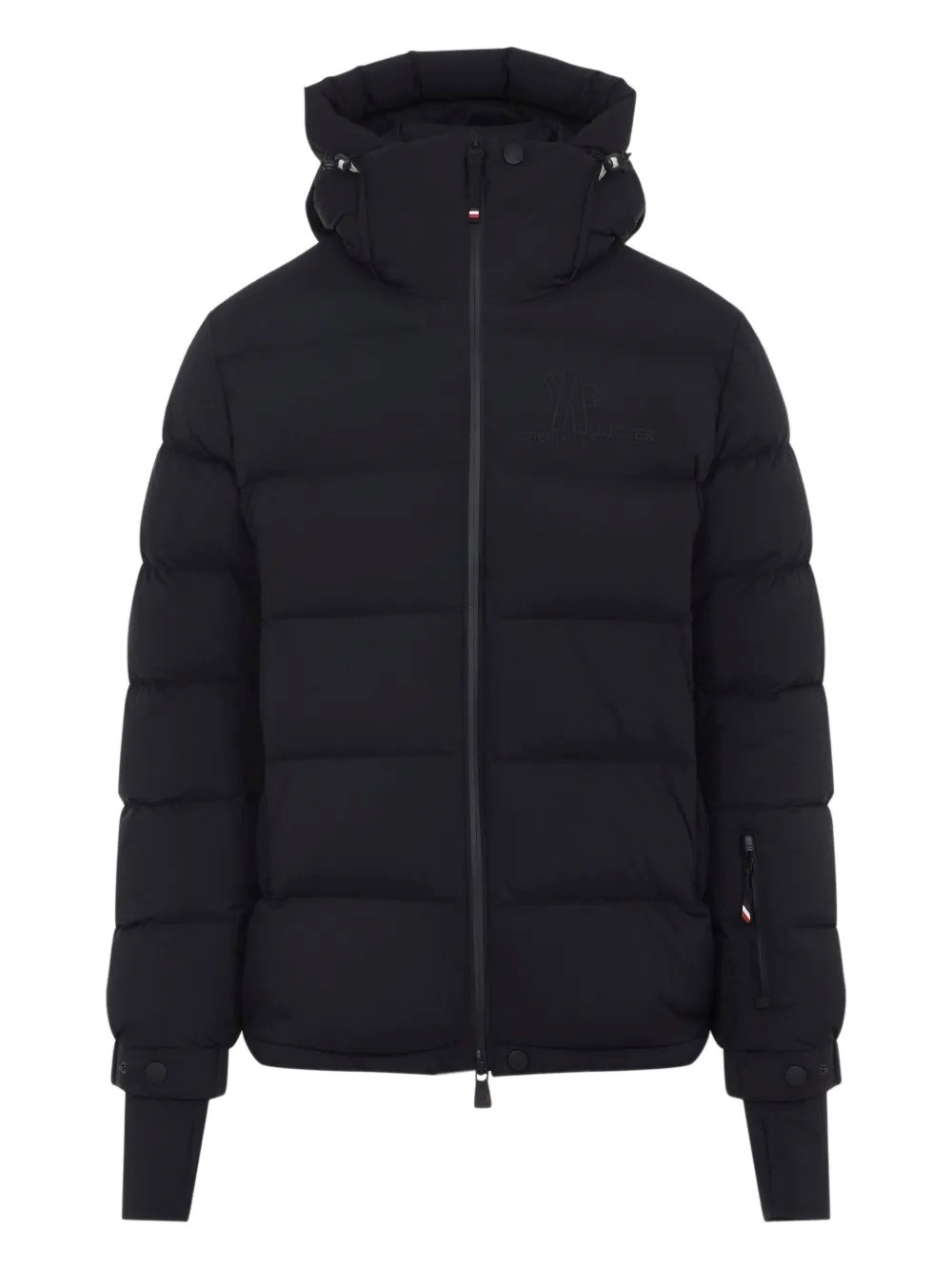 Moncler Grenoble Isorno Hooded Down Ski Jacket Clothing In Black
