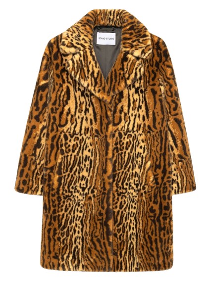 Stand studio Nora long faux fur coat available on Monti Boutique