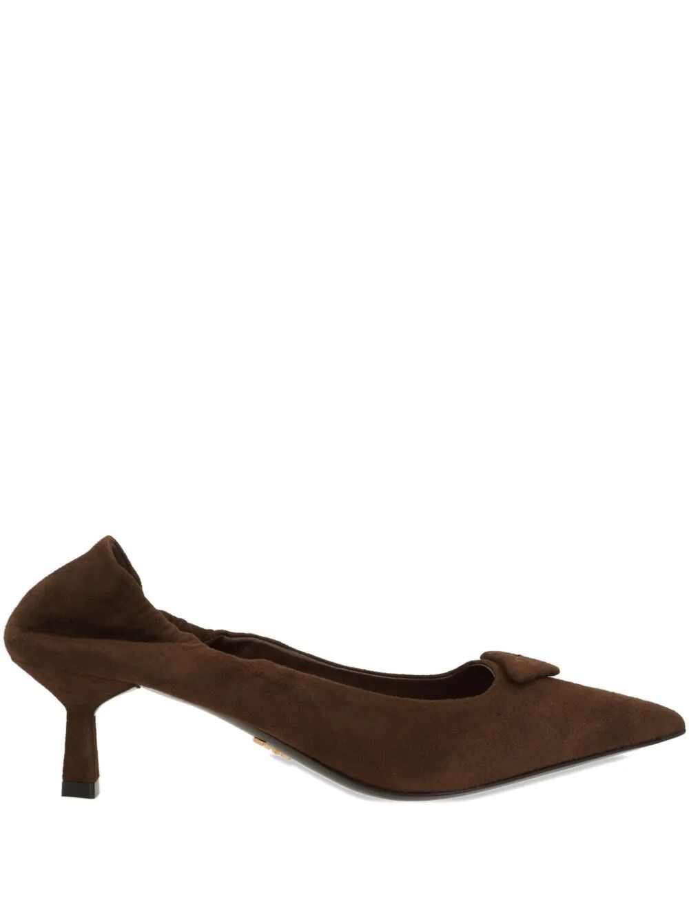SUEDE PUMPS WITH ELASTIC ON THE HEEL