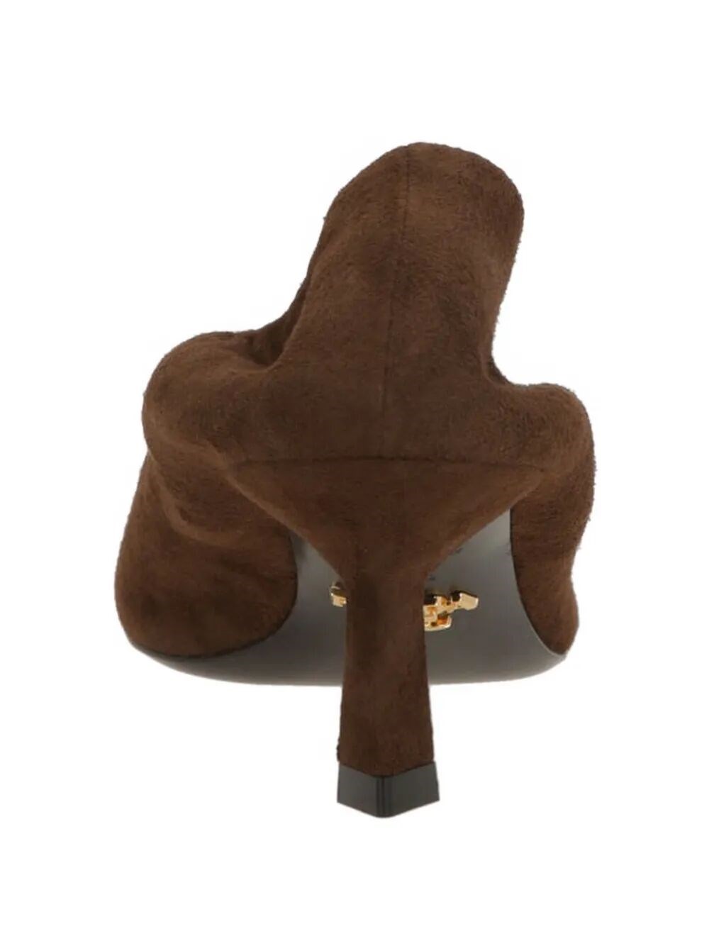 SUEDE PUMPS WITH ELASTIC ON THE HEEL