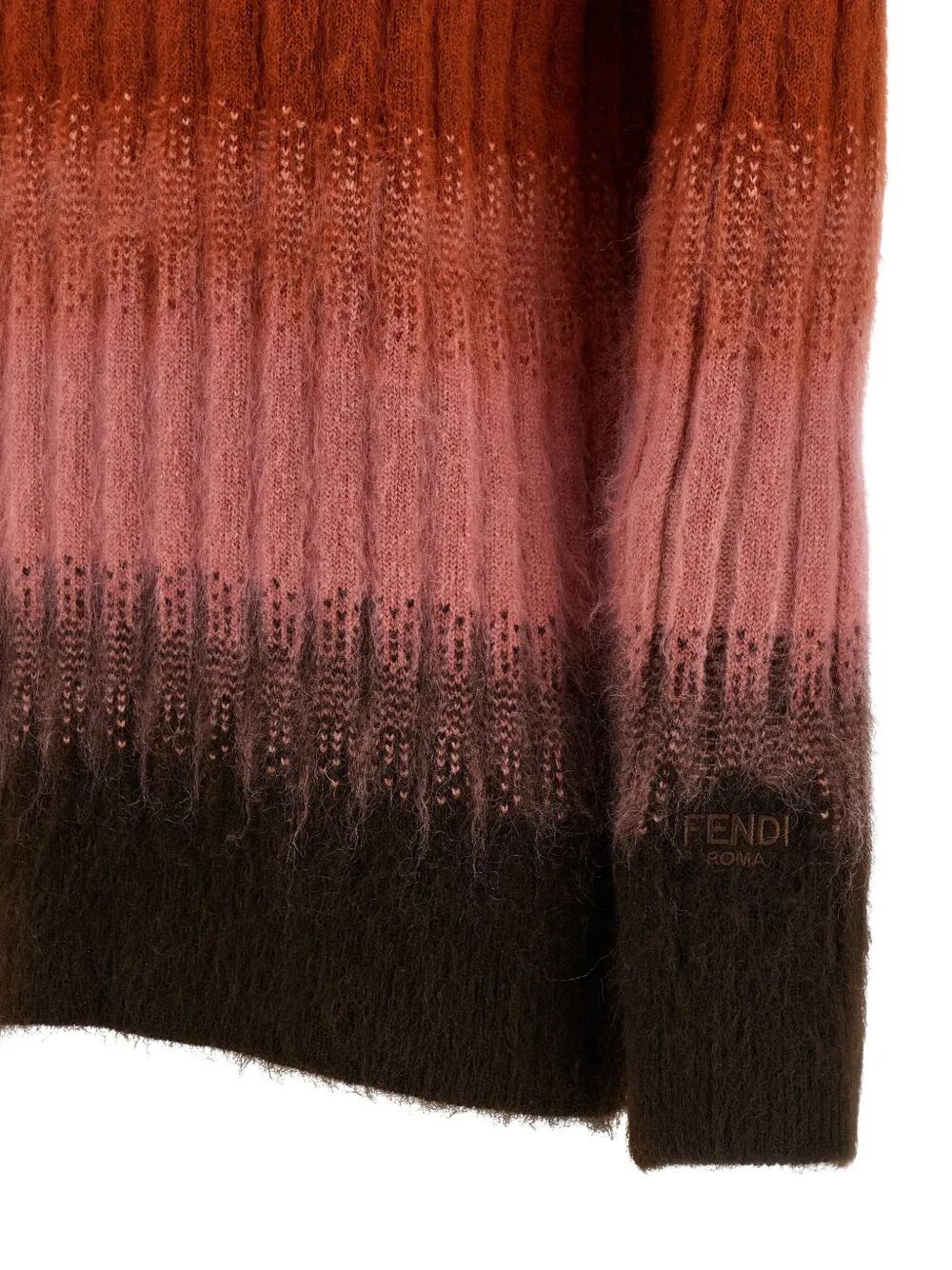 GRADIENT MOHAIR AND WOOL FITTED JUMPER