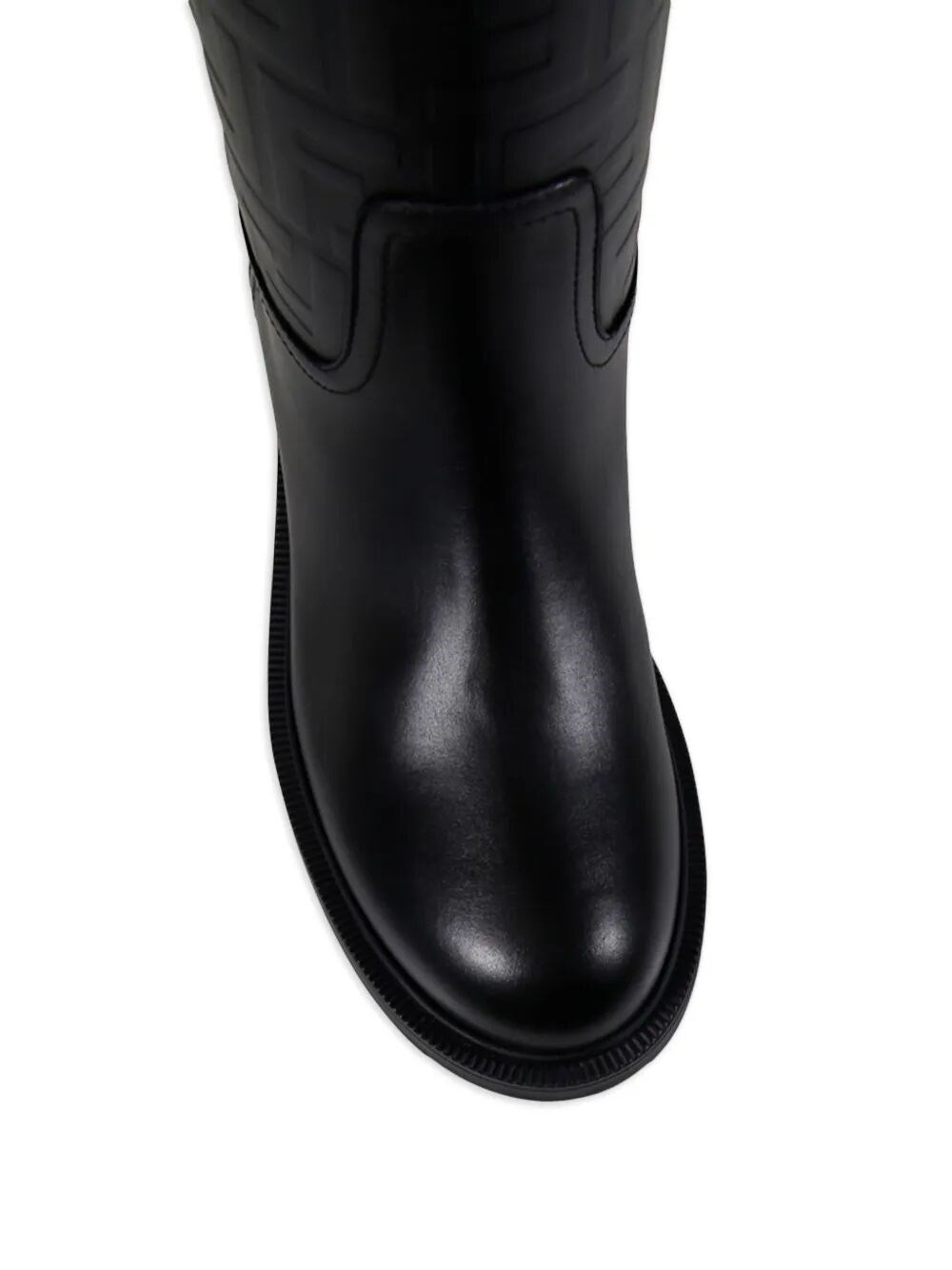 FENDI FILO STAMPED FF MOTIF HIGH BOOTS