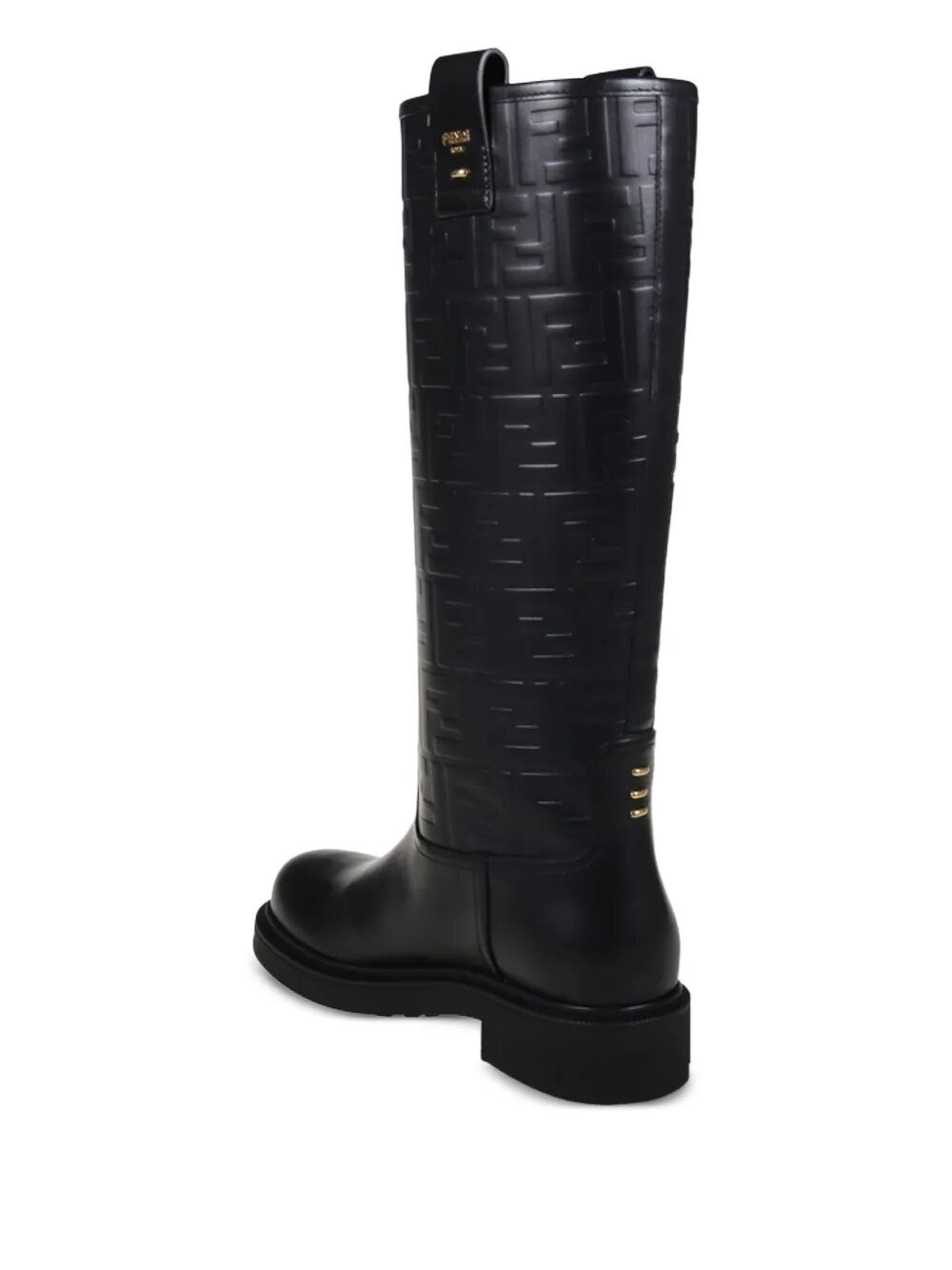 FENDI FILO STAMPED FF MOTIF HIGH BOOTS