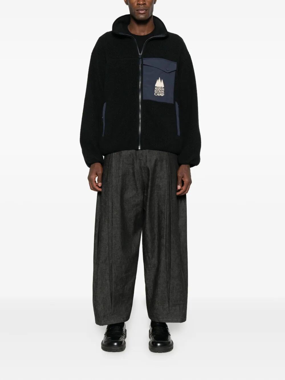 CASUAL FLEECE ZIPPED JACKET