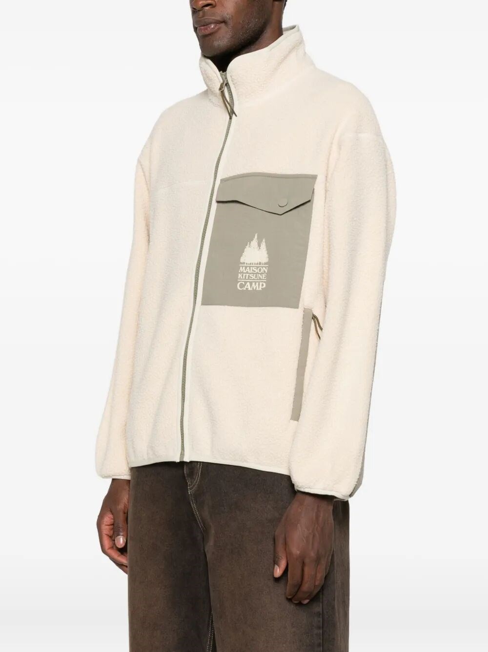 CASUAL FLEECE ZIPPED JACKET