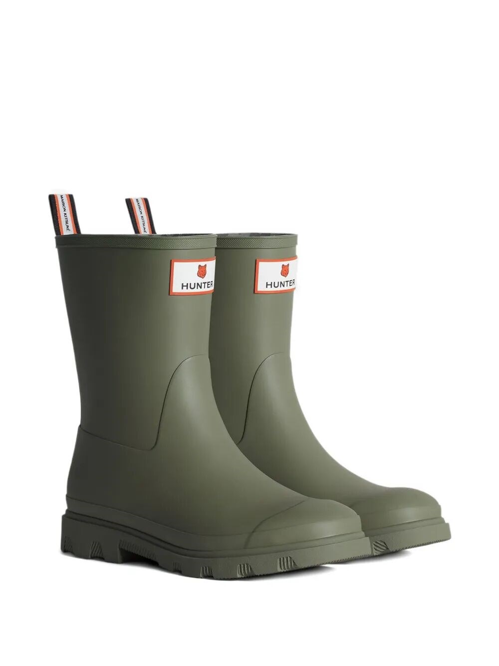 X HUNTER UNISEX DOWNPOUR WATERPROOF RUBBER SHORT BOOTS