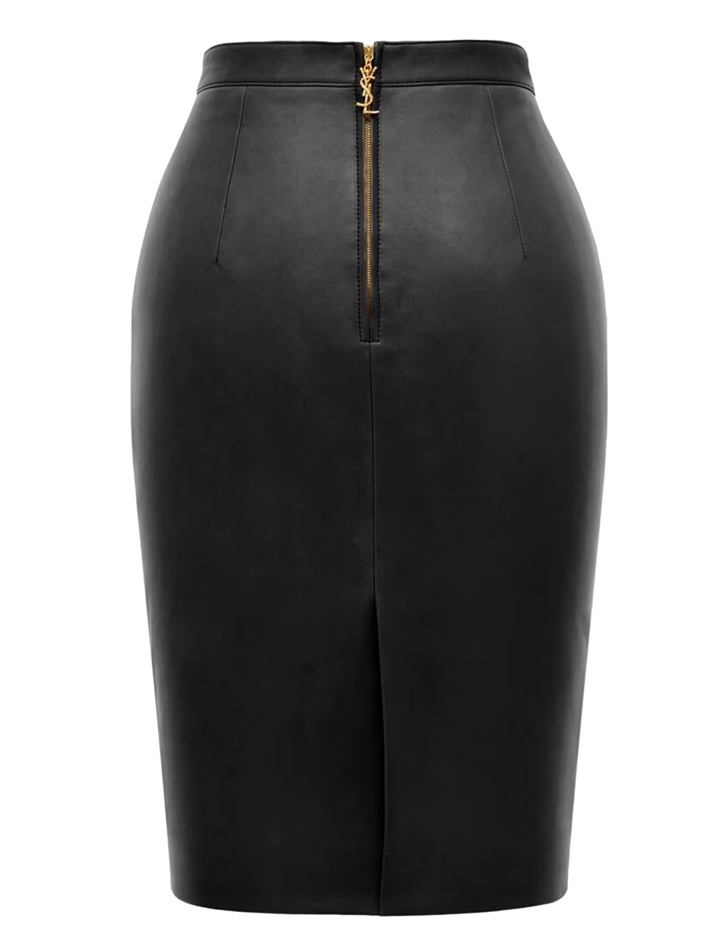 CASSANDRE LAMBSKIN PENCIL SKIRT