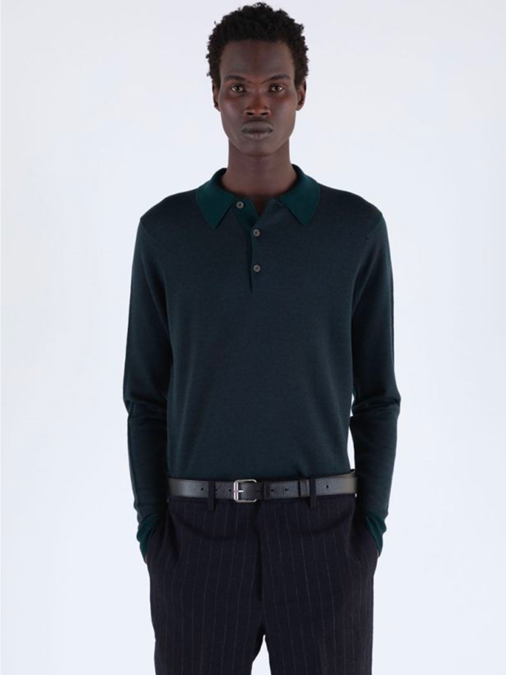 HERBIE POLO SHIRT IN EXTRA FINE MERINO WOOL