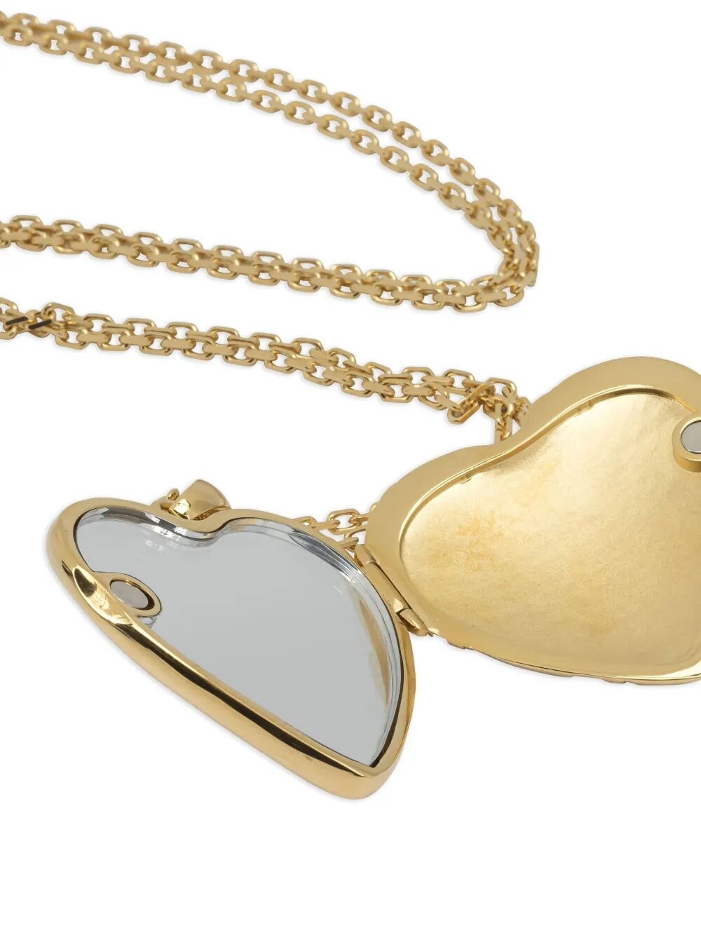 HEART MIRROR PENDANT NECKLACE