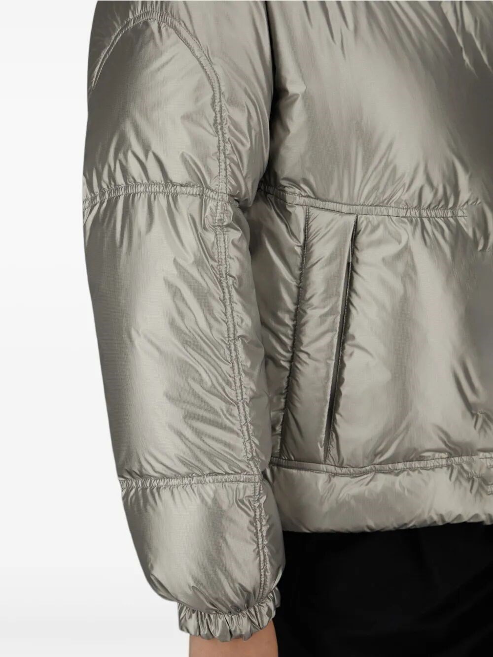 LAMINAR METALLIC SHIELD DOWN JACKET WITH TITANIUM COATING