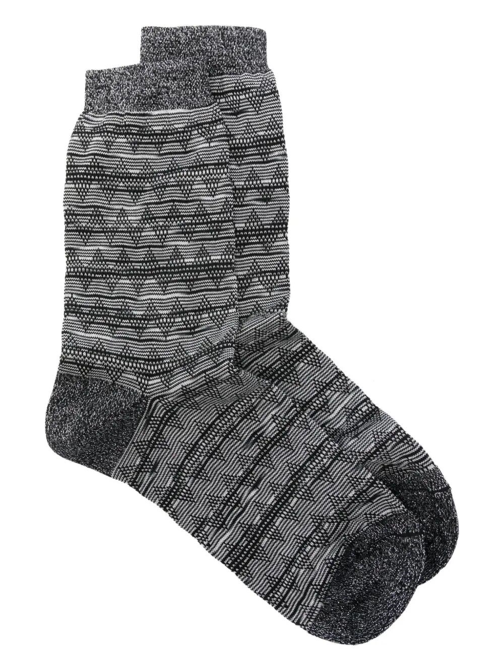 ZIG-ZAG COTTON SOCKS
