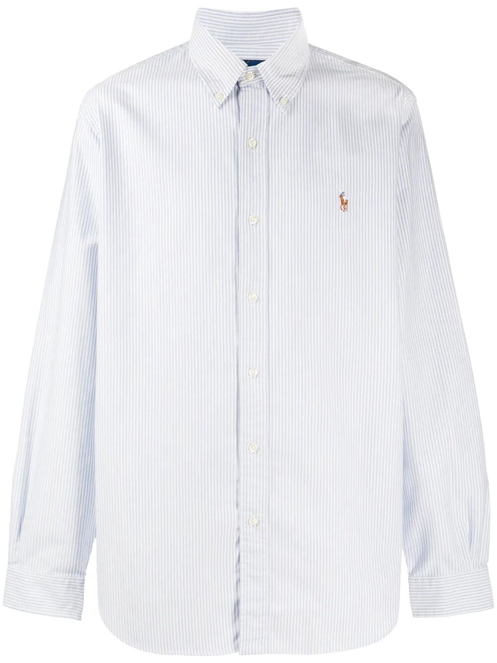 CUSTOM-FIT STRIPED OXFORD SHIRT