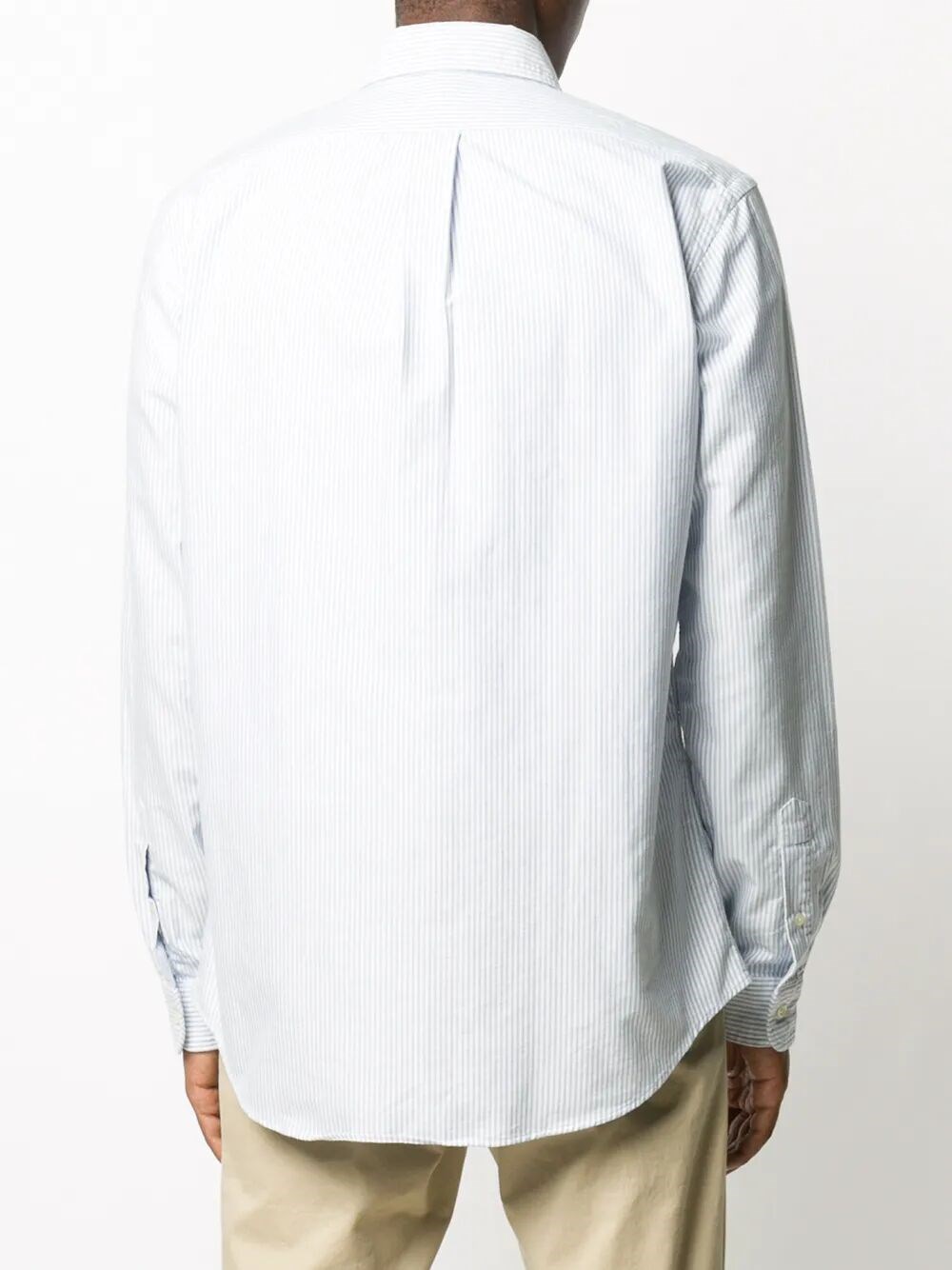 CUSTOM-FIT STRIPED OXFORD SHIRT