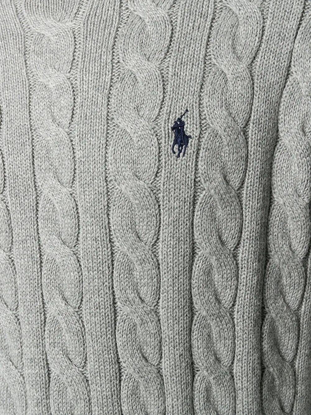 CABLE-KNIT COTTON JUMPER