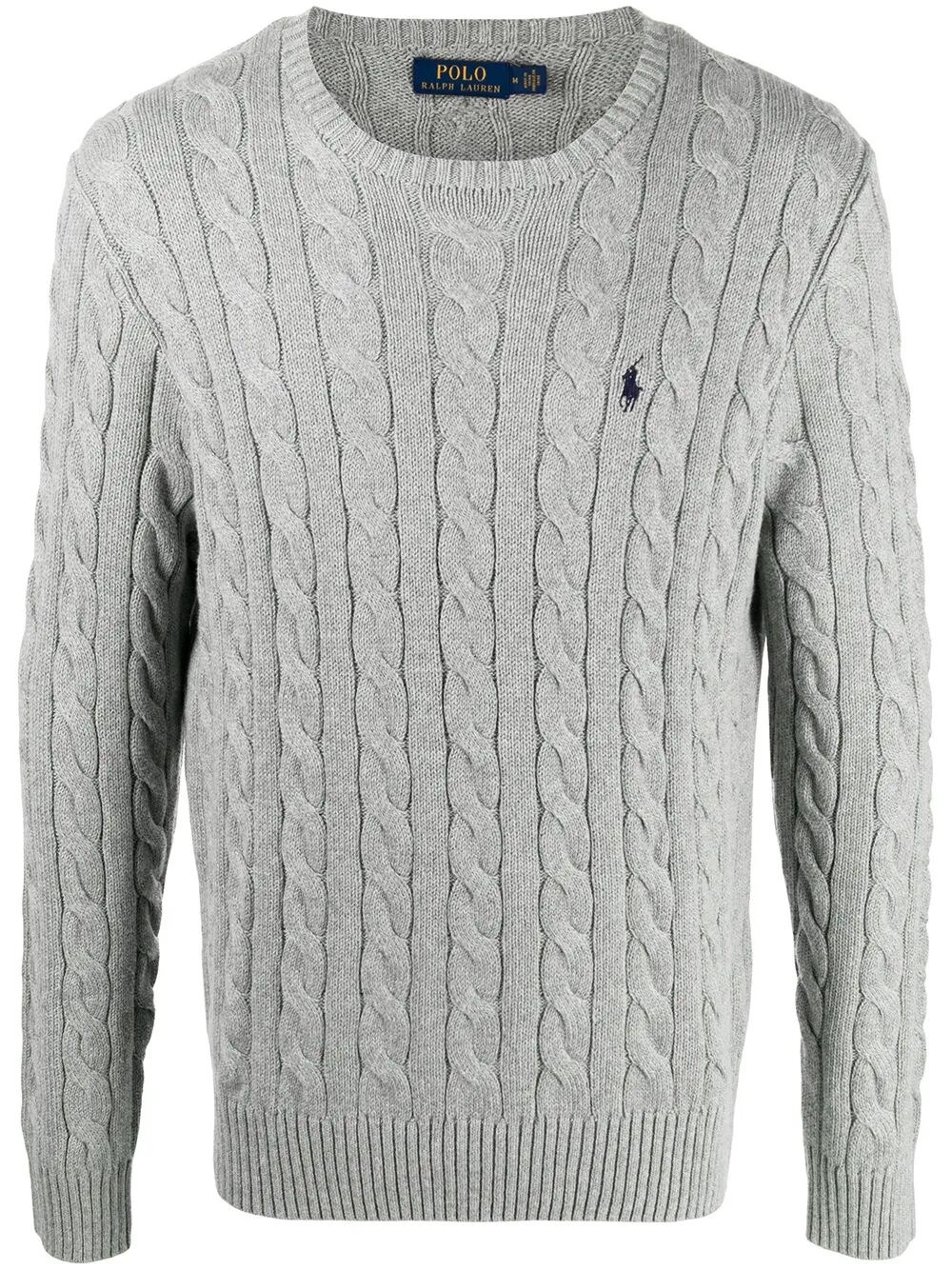 CABLE-KNIT COTTON JUMPER