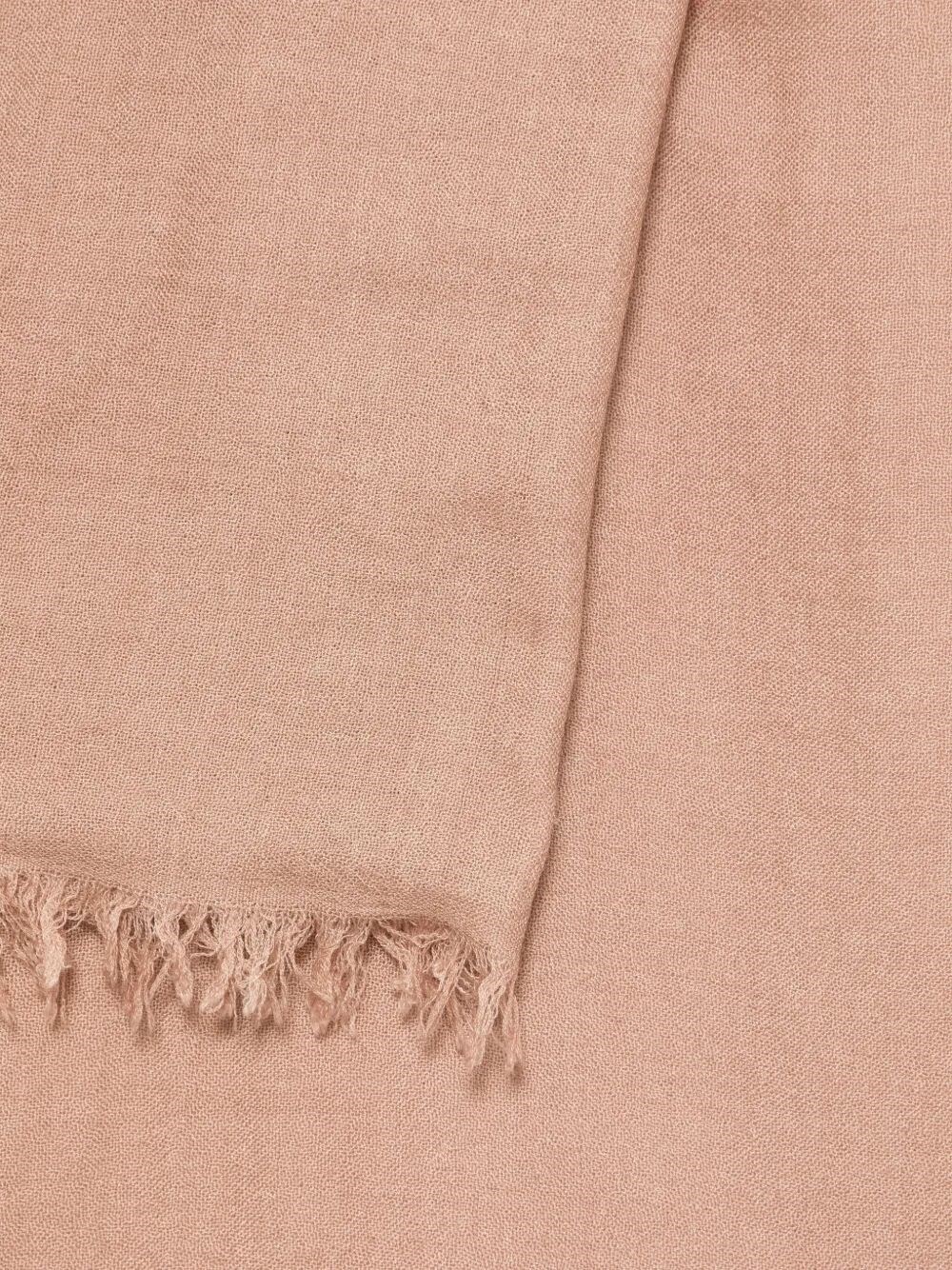 KUNDY SEQUIN-EMBELLISHED WOOL SCARF