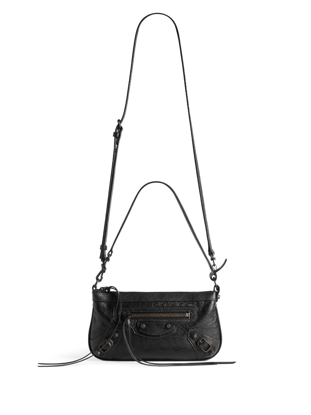 LE CITY POUCH ON STRAP IN ARENA LAMBSKIN